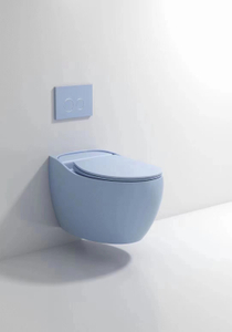 Smooth Glazed Wall Hung Toilet Hot Selling Beautiful Toilet with Cistern Concealed Wear Resistance
