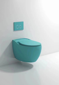  Rimless Wall Mount Toilet with Concealed Tank Wear Resistance Eco Friendly