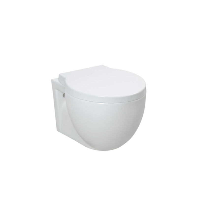 Rimless Wall Hung Toilet With Cistern Concealed Scratch Resistant